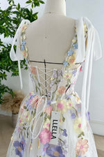 Load image into Gallery viewer, Cute 3D Flowers Prom Dress
