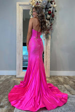 Load image into Gallery viewer, Strapless Slim Fit Prom Dress with Beads
