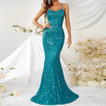 Load image into Gallery viewer, Jade Open Back Prom Dress
