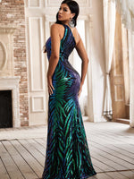 Load image into Gallery viewer, Mermaid One Shoulder Prom Dress
