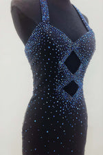 Load image into Gallery viewer, Beads Homecoming Dress with Keyholes
