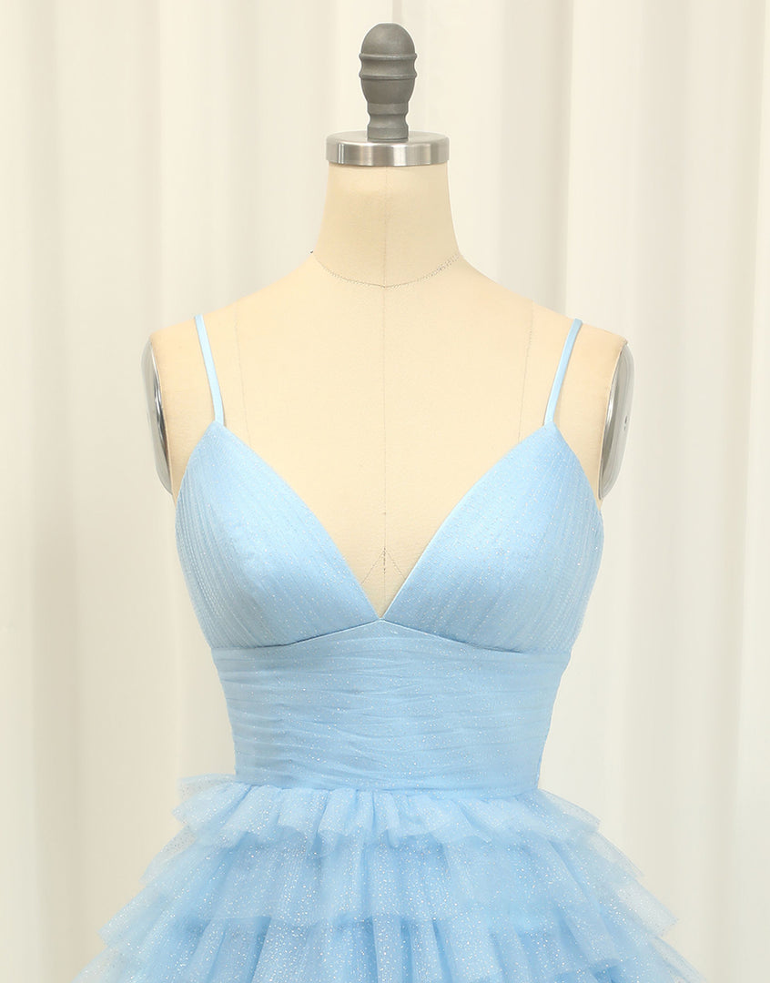 A-line Cute Short Tulle Homecoming Dress