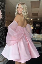 Load image into Gallery viewer, Light Pink Homecoming Gown with Sequin
