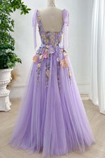 Load image into Gallery viewer, Cute 3D Flowers Prom Dress
