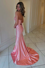 Load image into Gallery viewer, Strapless Slim Fit Prom Dress with Beads
