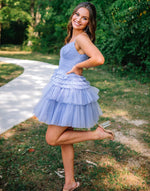 Load image into Gallery viewer, A-line Cute Short Tulle Homecoming Dress
