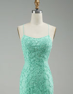 Load image into Gallery viewer, Mermaid Mint Green Backless Tight Prom Dress
